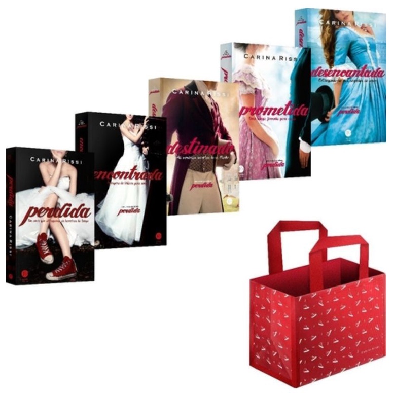 Kit livros A perdida com bolsa 5 livros novos lacrados | Shopee Brasil