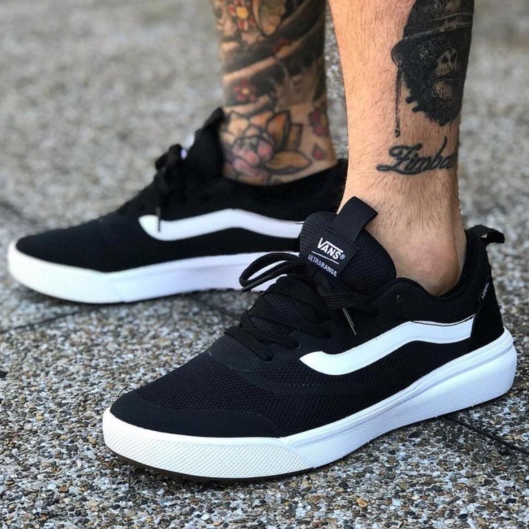 Tênis vans Ultrarange Rapidweld Unissex masculino feminino skate treino corrida preto branco promoção - 25.03 GB OLD7.380