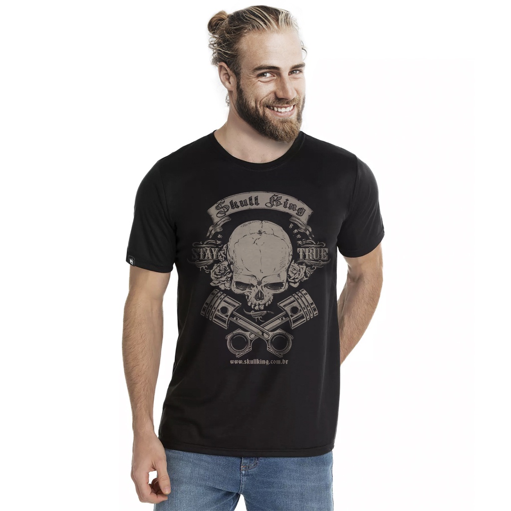 Camiseta Malha Fria Camisa Basica Oakley Skull Caveira Top