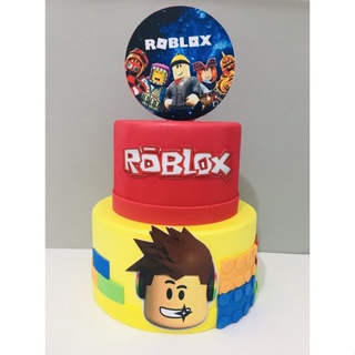 Roblox  Aluguel de bolo fake, Enfeite para bolos, Aniversario