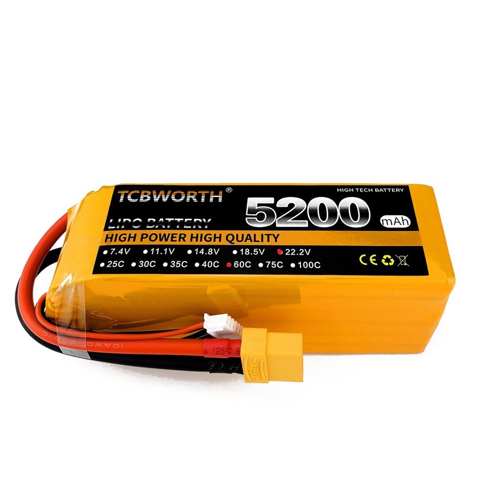 HOOVO 4S Lipo Batteria 14.8V 3300mAh 50C RC Custodia Morbida con Spina EC5 per RC Auto Buggy Elicottero Aereo Barca Quadcopter Slash VXL Hobby (2 Pezzi