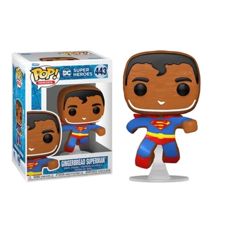 FUNKO POP HEROES DC HOLIDAY - SUPERMAN GINGERBREAD 443 NOVO ORIGINAL em Oferta na Shopee