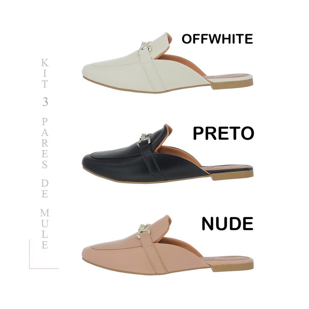 2 Pares Pares Sapatilha Femininas Sandalia Scarpin Rasteirinha Kit Atacado Sapato  Feminino Mule Cores Da Moda Lançamento