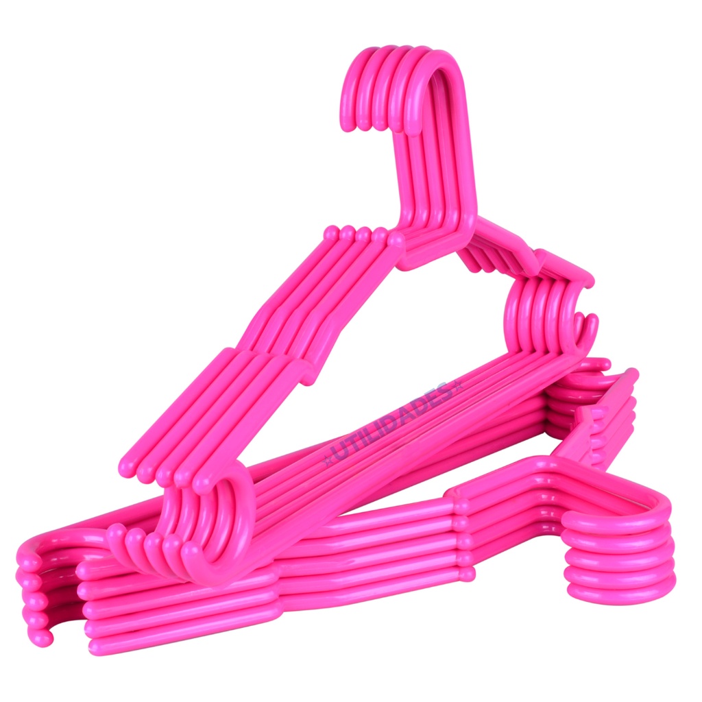 50 Un Cabide Adulto Grande Rosa Premium | Shopee Brasil