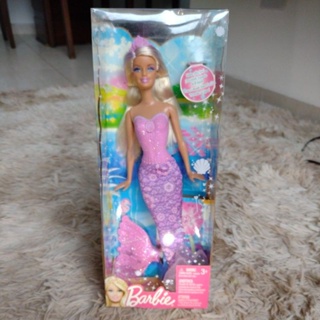 Boneca Barbie Sereia Articulada Roxo E Laranja Gjk11 em Promoção