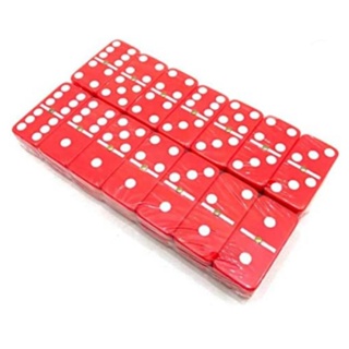 Jogo De Domino Profissional Grosso Osso C/28 Pecas Colorido