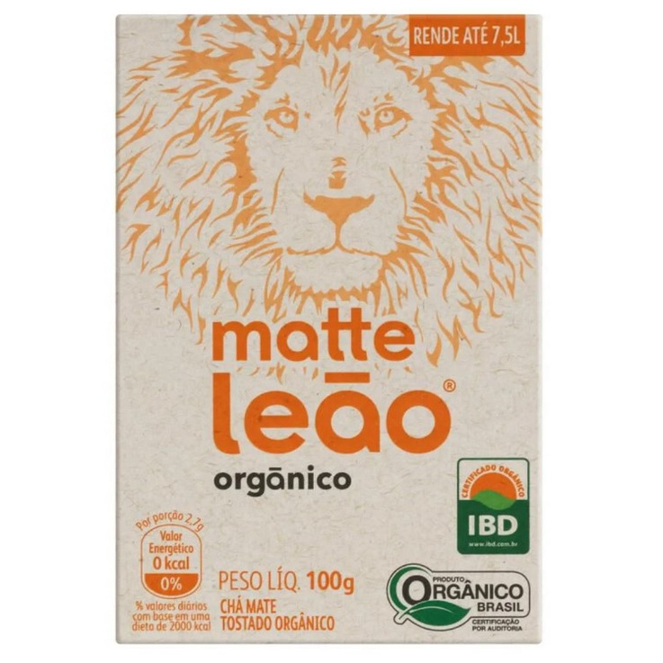 Ch Matte Le o Org nico Granel 100g Shopee Brasil