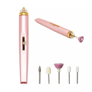 Lixadeira Lixa De Unha Alicate de unha Remover 5 em 1 Manicure Cutícula Portátil Recarregável Salon Nails em Oferta na Shopee