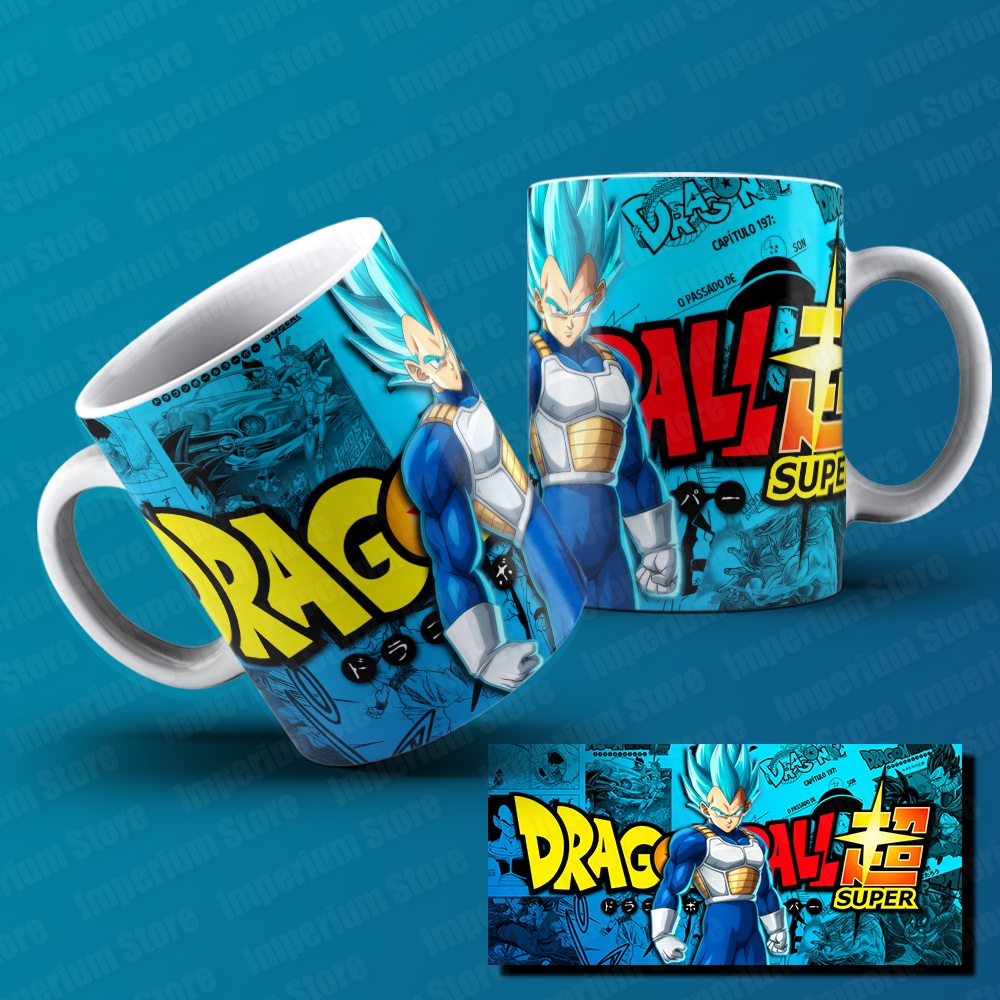 Caneca Personalizada do Vegetto: Fusão Épica de Dragon Ball Super