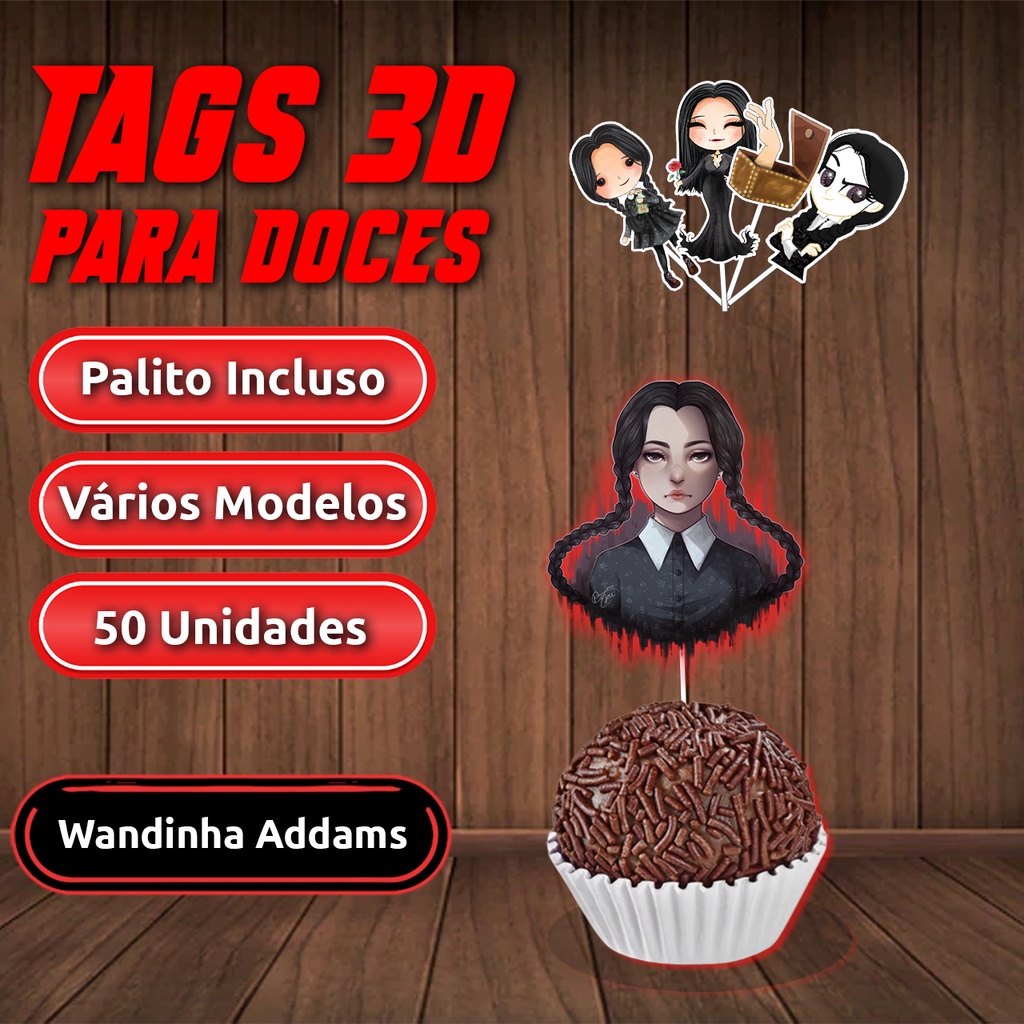 50 Topper Tags Para Doces Festa Aniversário