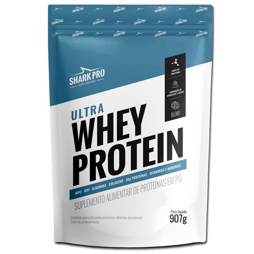 Whey Ultra Protein Shark Pro Suplementos – 907g