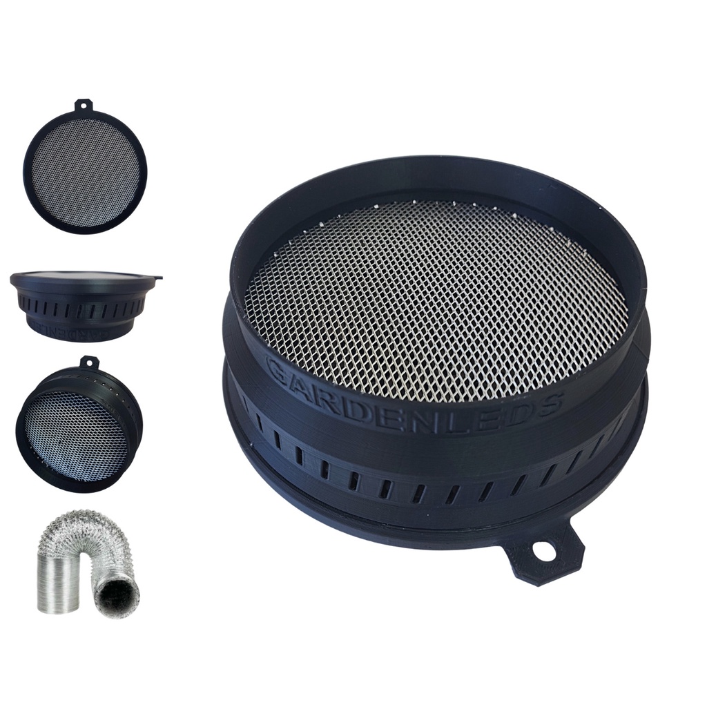 Filtro Gardenleds Anti Odor de Carvão Ativado 100mm, 125mm, 150mm P/ Cultivo indoor Grow Exaustor