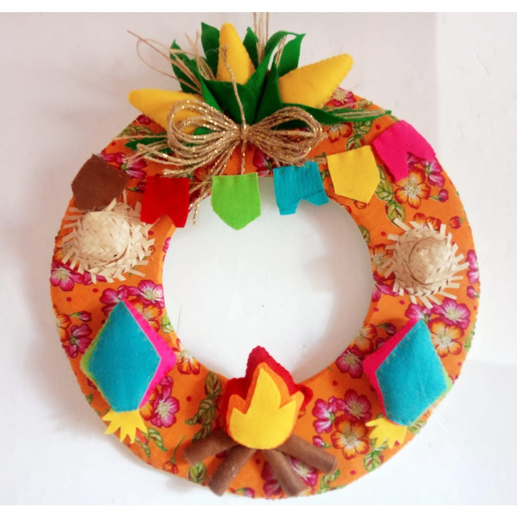 GUIRLANDAS Festa Junina quadrilha decoração enfeite chapéu de palha