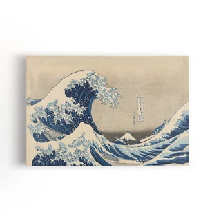 A Grande Onda de Kanagawa Arte Quadro Decorativo