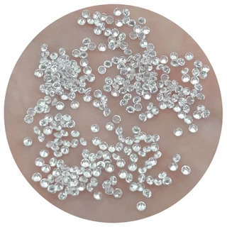320 Unidades Zircônia Redonda Cúbica Cristal 1.5mm