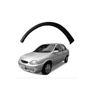 Moldura Para-Lama Lisa Dianteira Corsa 94/02 Classic 02/10 em Oferta na Shopee