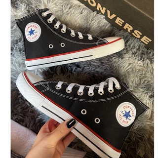 All Star Cano Alto Preto., Tênis Feminino All Star Usado 35905755