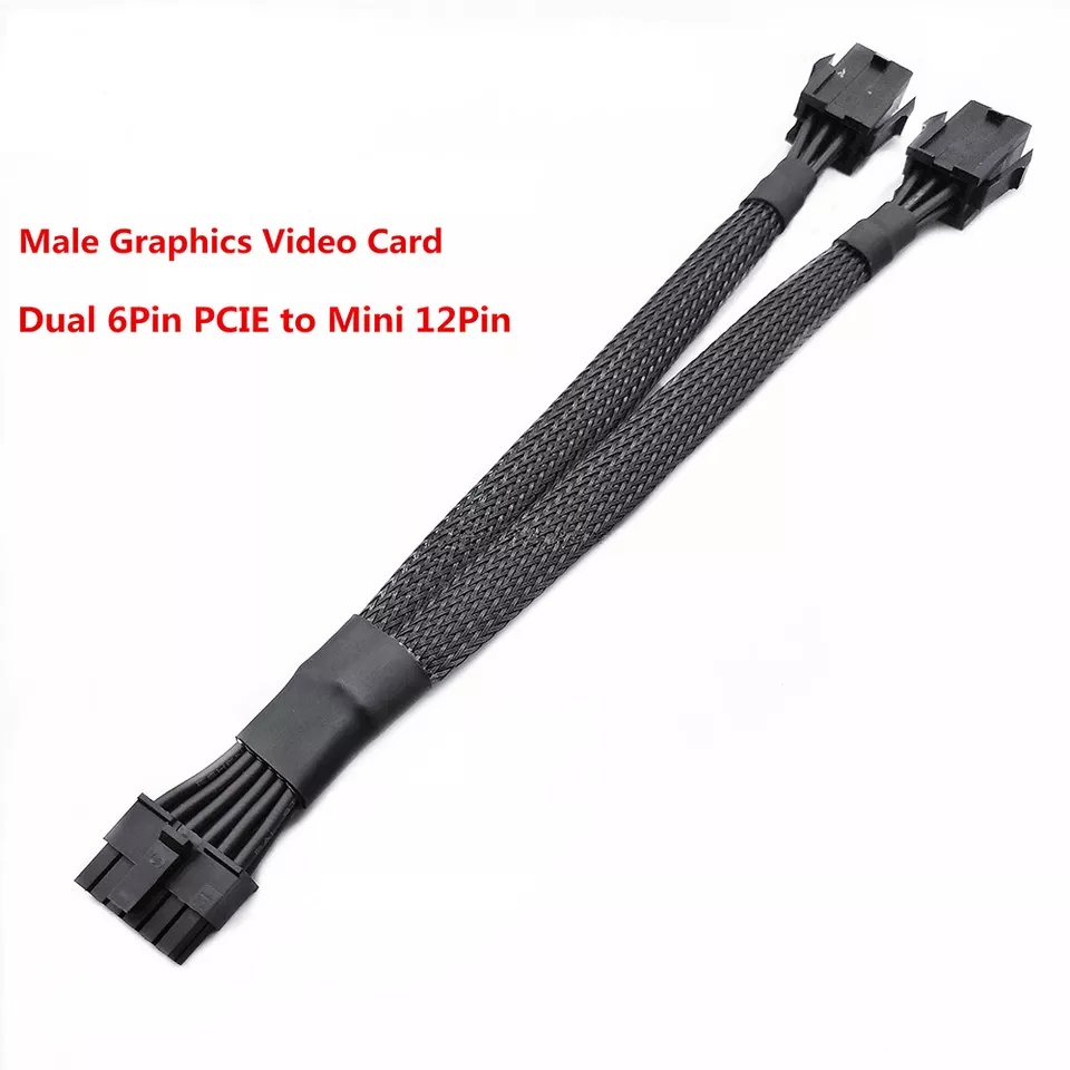 Cabo adaptador RTX 3070, 3080, 3090! 8 Pin para 12 Pin 30cm! Estoque no Brasil!