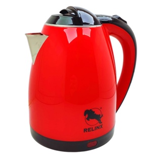 Chaleira Elétrica Jarra Térmica Bule Garrafa Inox Plástico 1,8 Litros 1500w Potência 220v Vermelho