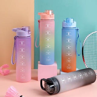 Garrafa De Água De Plástico 1 litro/1000ml portátil Design Esportivo/ garrafa Squeeze para academia