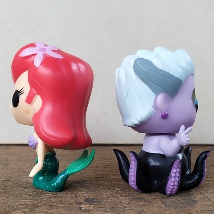 Mini 2-Pack Funko Pop! Little Mermaid: Ariel & Ursula - Raras - A Pequena  Sereia