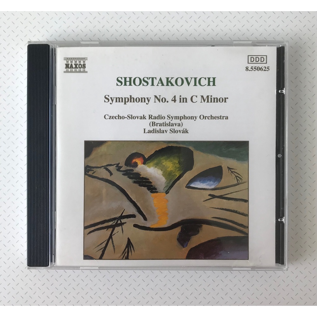 Cd Shostakovich Sinfonia 4 Naxos Shopee Brasil