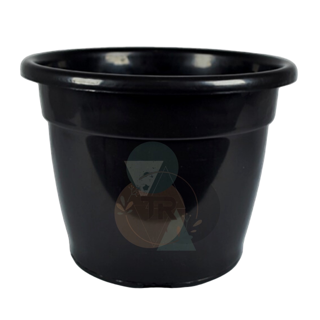 10 Vasos Pote 25 De 5 Litros Pretos