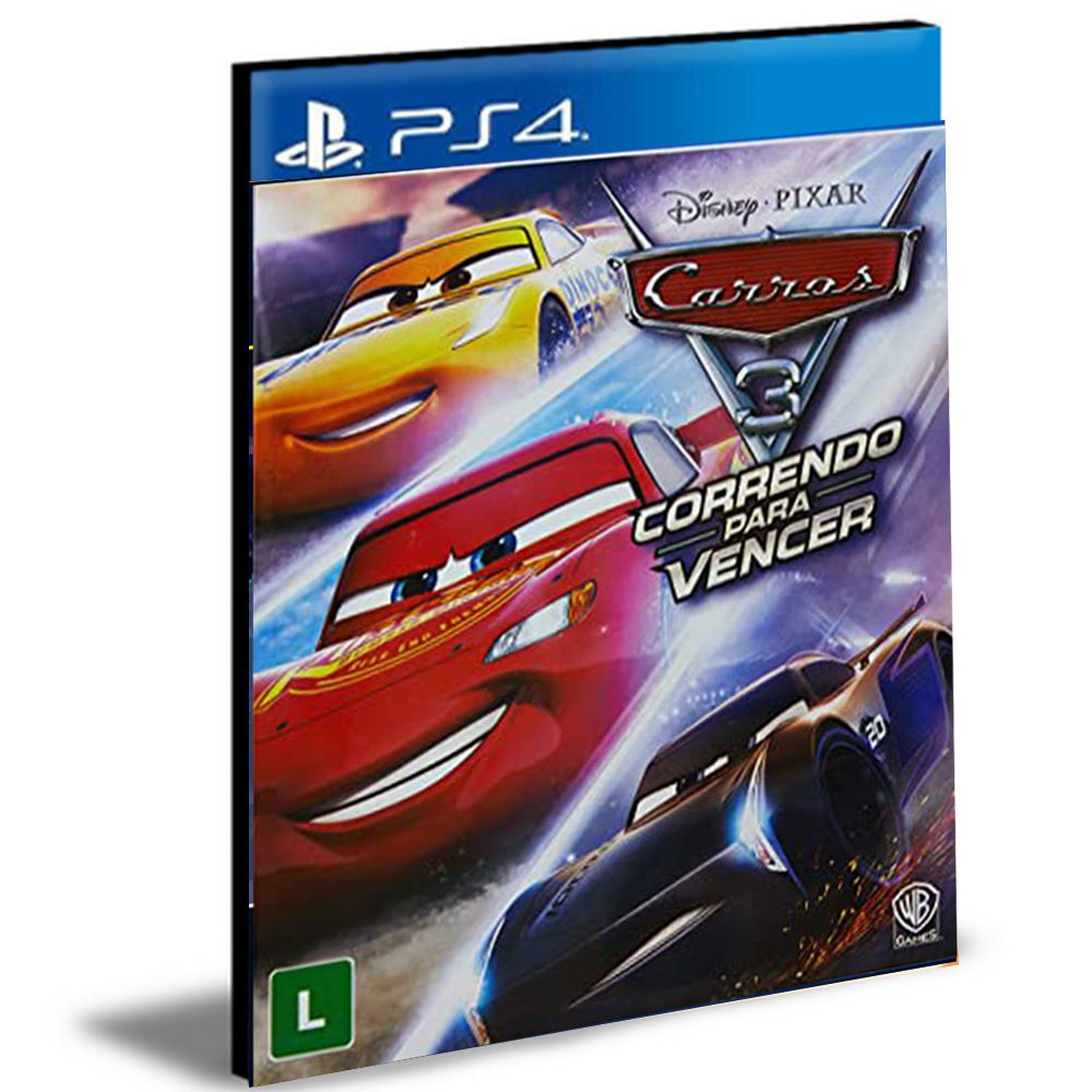 Jogo Carros 3 Correndo para vencer, para PS4 - Mídia Física - Seminovo