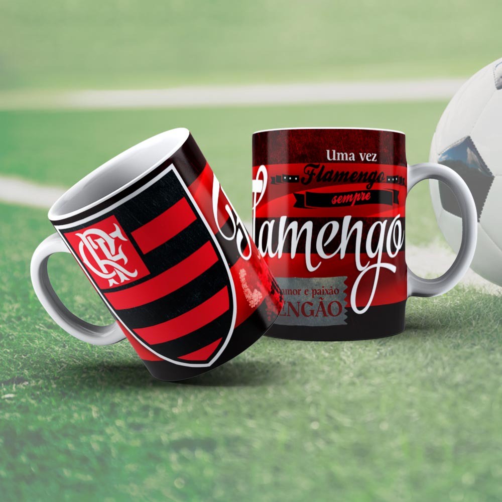 Caneca Personalizada Flamengo - Com Nome - presente. | Shopee Brasil