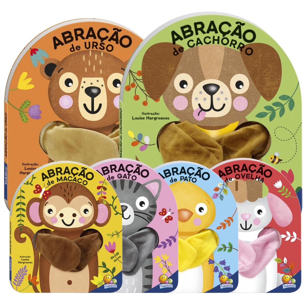 Livro Infantil Interativo Capa Dura Fantoche Abração