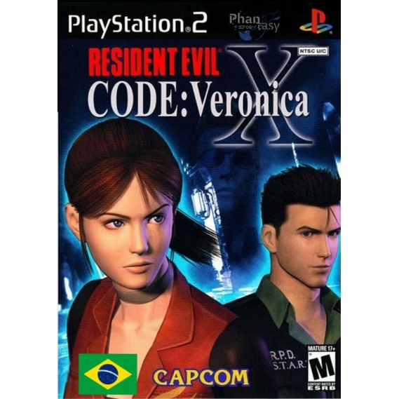 Revivendo a Nostalgia Do PS2: Resident Evil-Code-Veronica X Ps2 Dublado BR