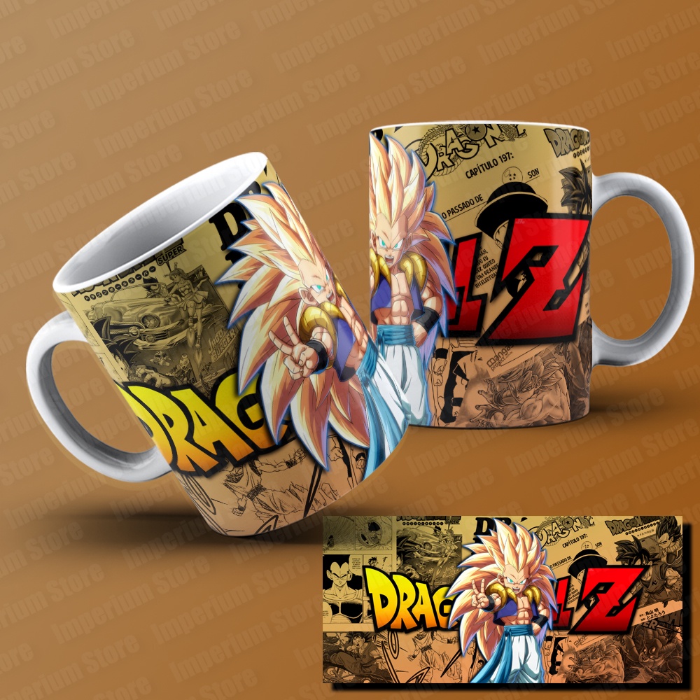 Caneca Polímero Dragon Ball Vegeta Personalizada