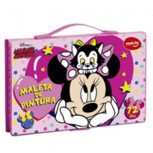 Maleta de Pintura Minnie Mouse Disney 72 Peças Modelo 2