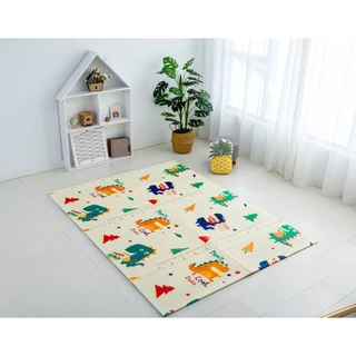 Tapete De Atividades Tatame Infantil 195x150 Dupla Face Xpe 8mm