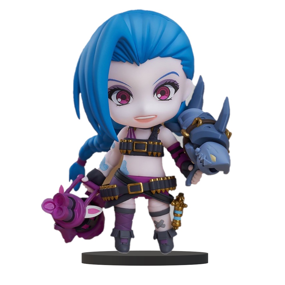 Totem Jinx League of Legends Games Decoração Display Stand MDF 12 cm