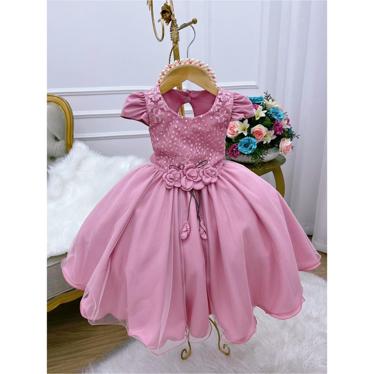 Vestido infantil para formatura best sale do abc