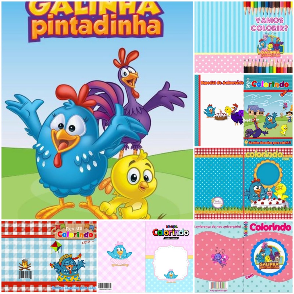 Jogo da memória.  Galinha pintadinha, Galinha, Festa infantil