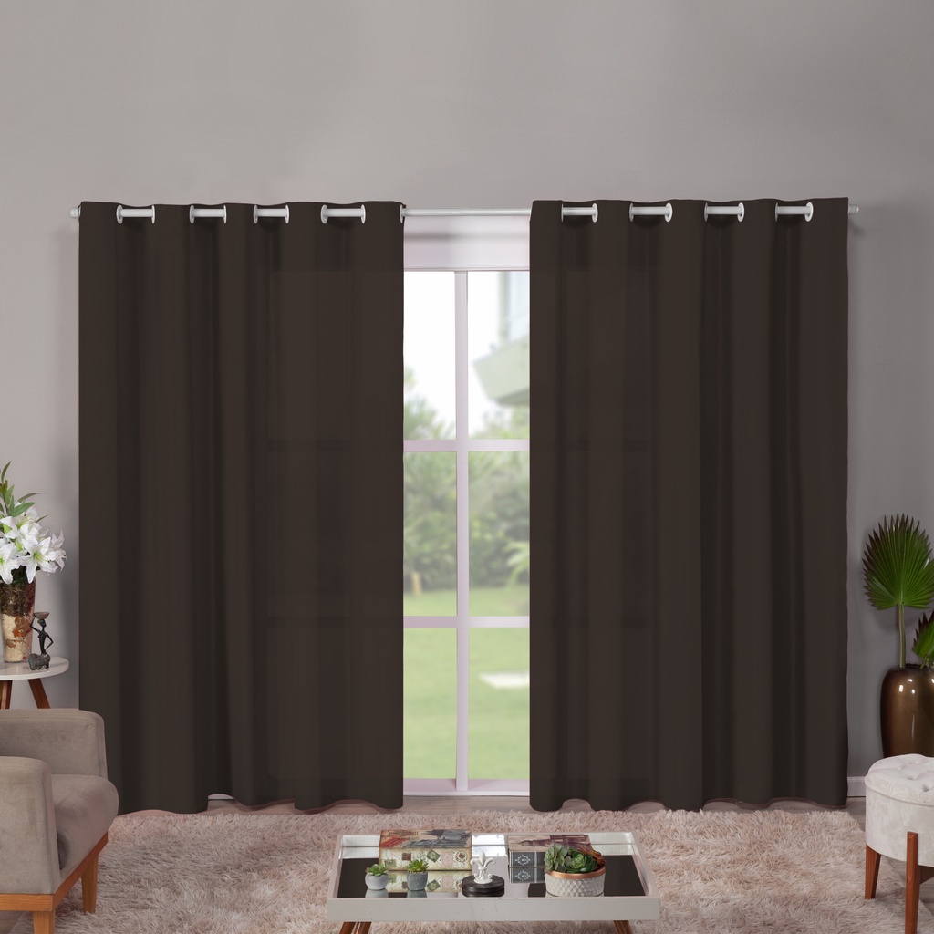 Cortina Parede Inteira, (SALA) Roma, (5,00 L x 2.20 A ) , Quarto ...