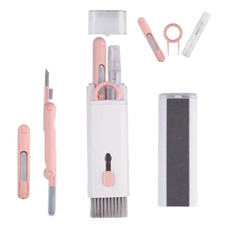 kit 7em 1 de limpeza multifuncional Limpe a poeira da escova de poeira mecânica da tela do notebook