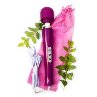 Massageador Corporal Varinha Mágica Elétrica Gigante Grande Eletrico Aparelho Elétrico Massagem 110V 220V Magic Wand Roxo