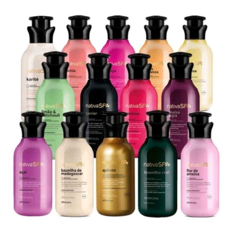 Creme hidratante nativa spa O Boticário 400ml | Shopee Brasil