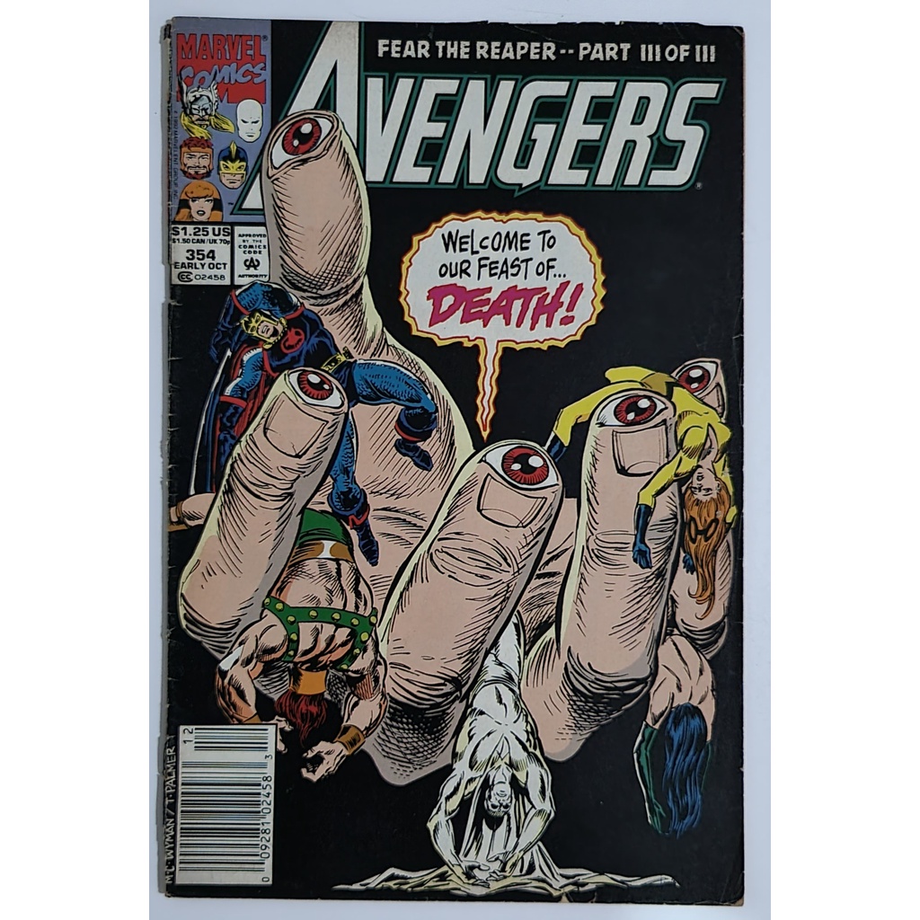 Avengers #354 - Fear The Reaper -- Part III Of III - Comic