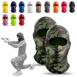2 Balaclavas Touca Ninja Proteção UV50+ Térmica Poliéster