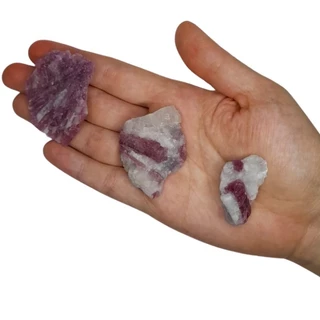 Turmalina Rosa na Matriz de Quartzo Pedra Natural Bruta
