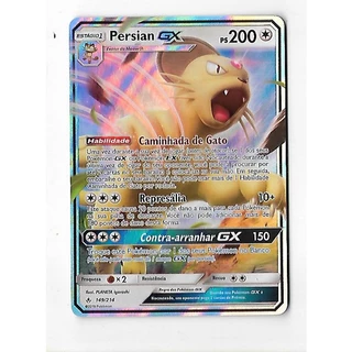 Pokemon Persian GX Sol e Lua Elos Inquebráveis