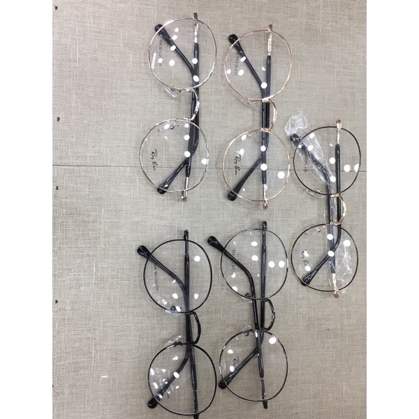 armação para grau redonda de metal unissex