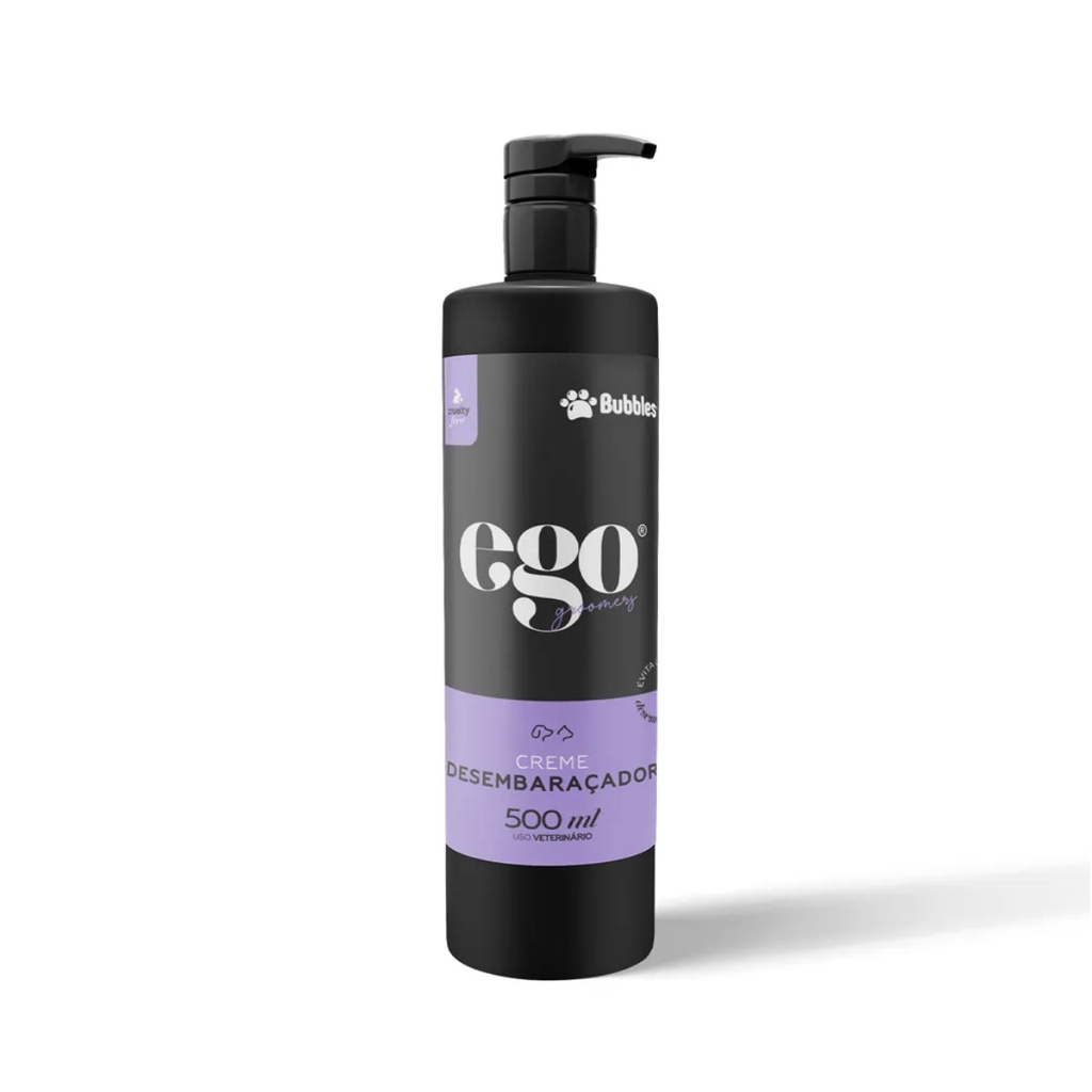 Creme Ego Desembaraçador Bubbles 500ml p/ Cães e Gatos