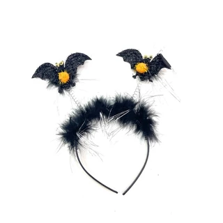 tiara de morcego/tiara de morcego para halloween/festa/carnaval
