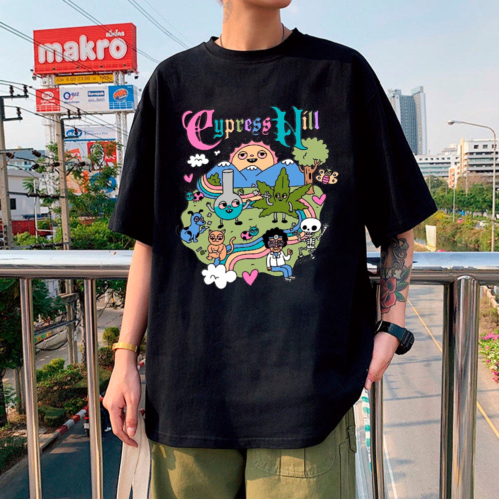 Camisa Camiseta Básica Cypress Hill Rock Arte Solomoun Desenho