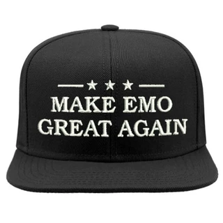 Boné Bordado - Make Emo Great Again